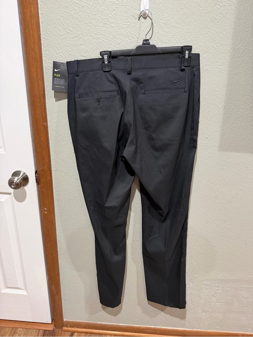 Nike Men's Black Dress Golf Pants - Slim Straight Size 34x34 NWT - Picture 4 of 5